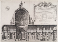 KG 15811
<br/>
Lengtedoorsnede St. Pieter te Rome
<br/>
<em>Specchi, Alessandro</em>